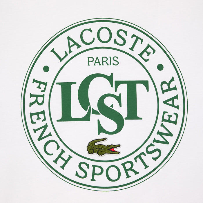 Lacoste - Loose Fit Heavy Cotton Printed T-Shirt - Nigel Clare