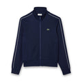 Lacoste - Paris Piqué Zip Front Track Jacket in Navy - Nigel Clare