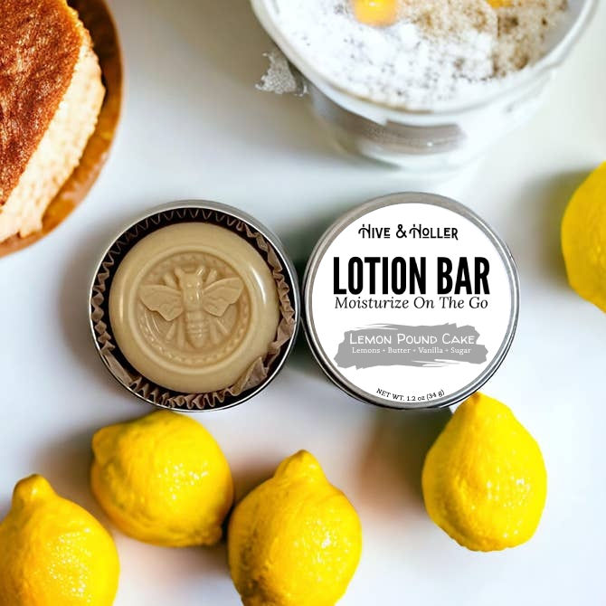 Lemon Pound Cake Solid Lotion Bar