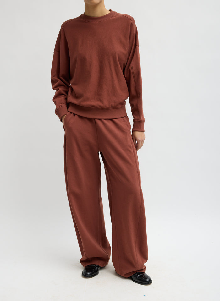 LIGHT WEIGHT SWEATSHIRTING CREWNECK SWEATSHIRT