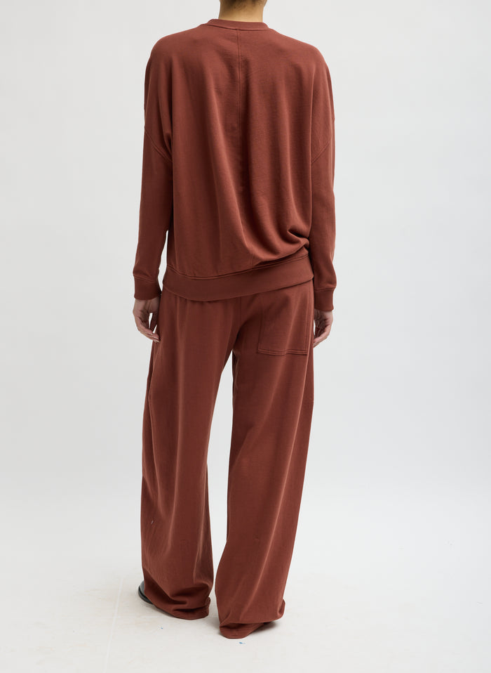 LIGHT WEIGHT SWEATSHIRTING CREWNECK SWEATSHIRT