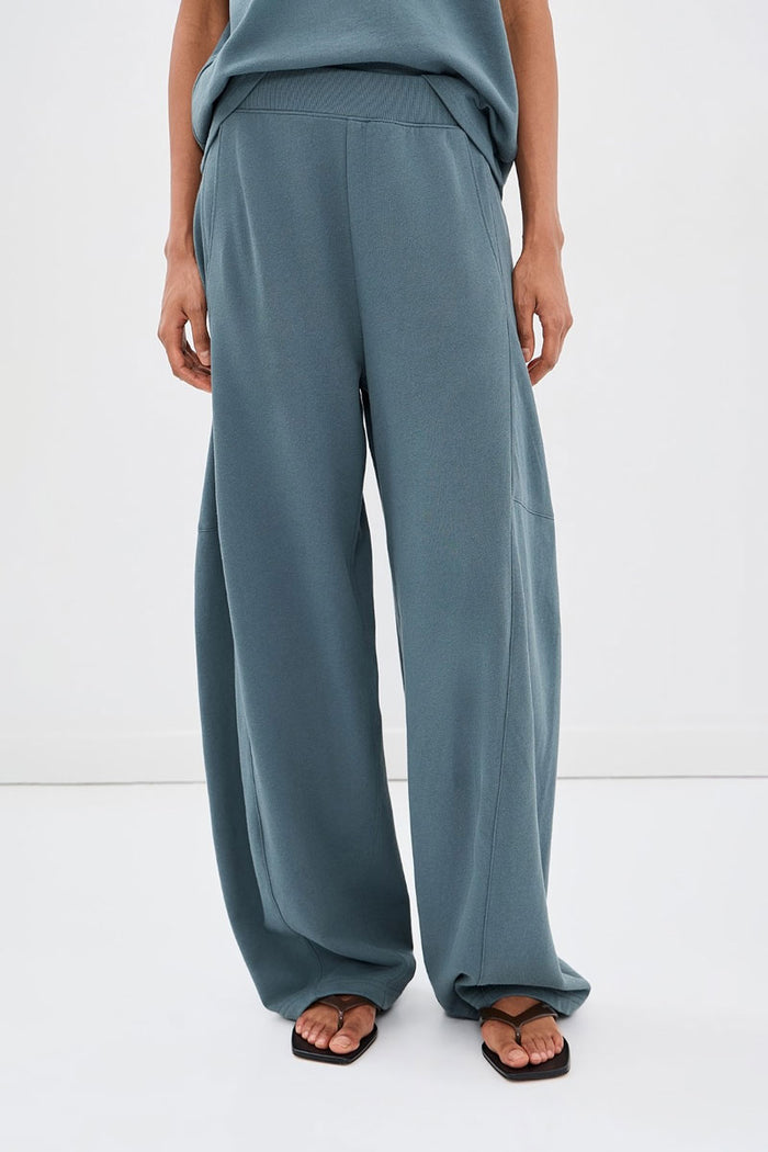 Light Weight Sweatshirting Winslow Pant - Blue Grey