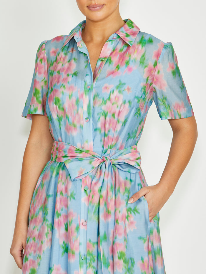 Lilliana Floral Haze Shirtdress