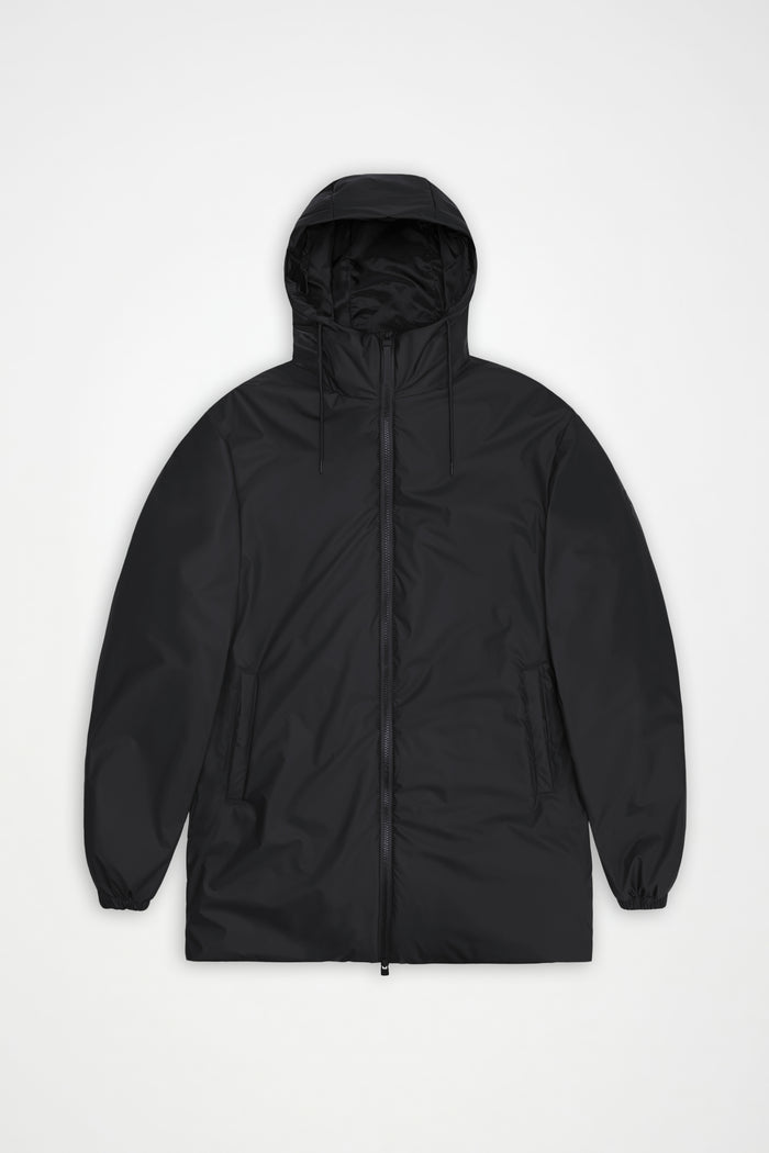 RAINS Lohja Long Insulated Jacket Black Jacket