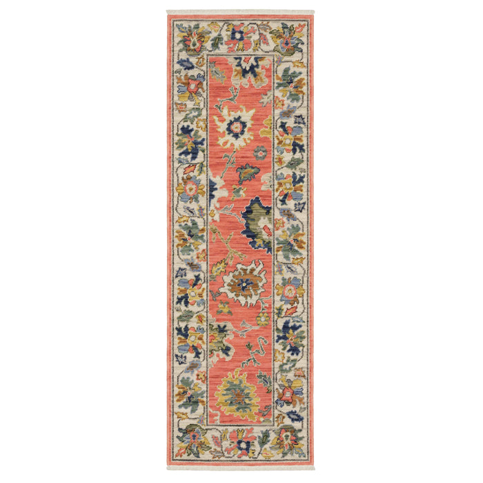 Oriental Weavers Area Rugs Lucca Area Rugs 2889b Oushak Rose Wool-Nylon Blend In 8 Sizes