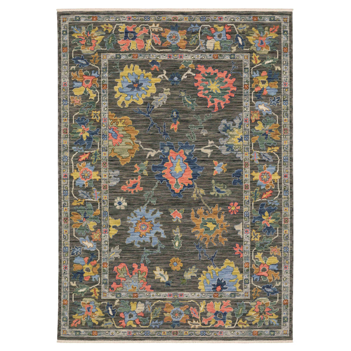 Oriental Weavers Area Rugs Lucca Area Rugs 2889e Oushak Grey Wool-Nylon Blend In 8 Sizes