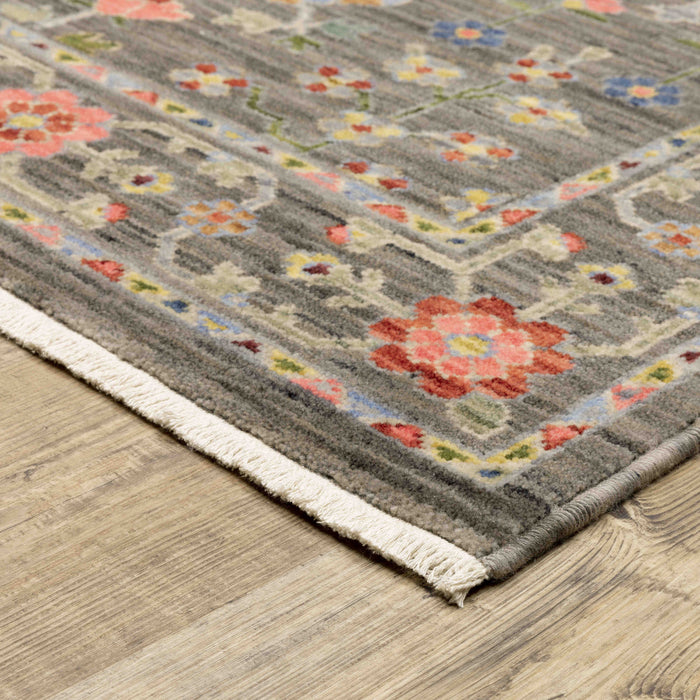 Oriental Weavers Area Rugs Lucca Area Rugs 93k Oushak Mocha Wool-Nylon Blend In 8 Sizes