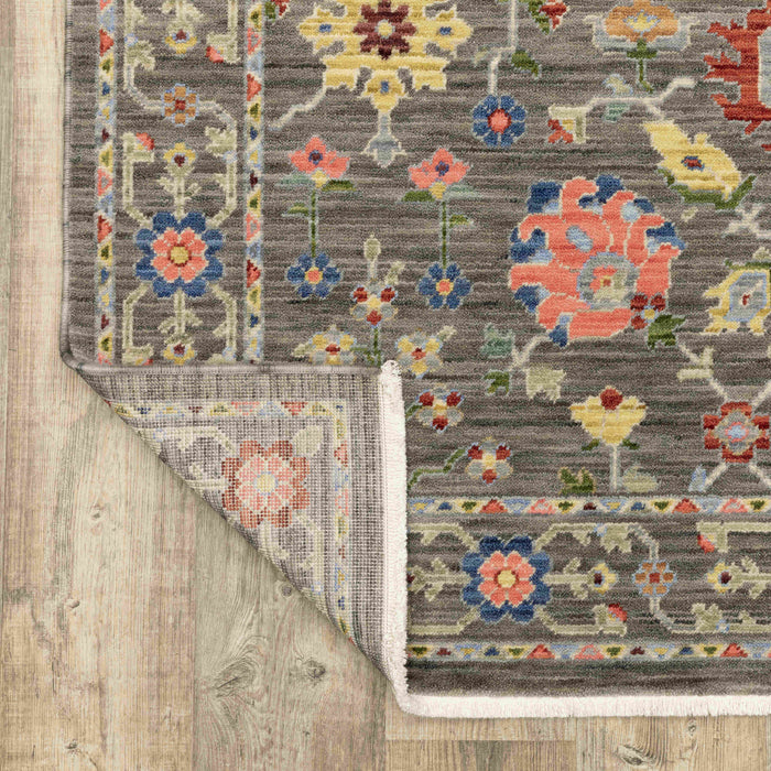 Oriental Weavers Area Rugs Lucca Area Rugs 93k Oushak Mocha Wool-Nylon Blend In 8 Sizes