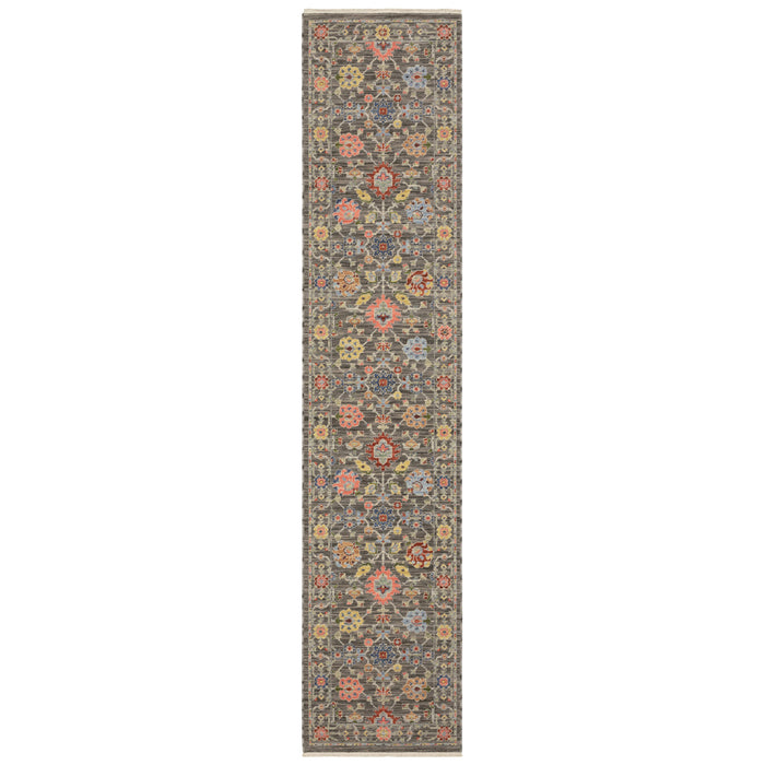 Oriental Weavers Area Rugs Lucca Area Rugs 93k Oushak Mocha Wool-Nylon Blend In 8 Sizes