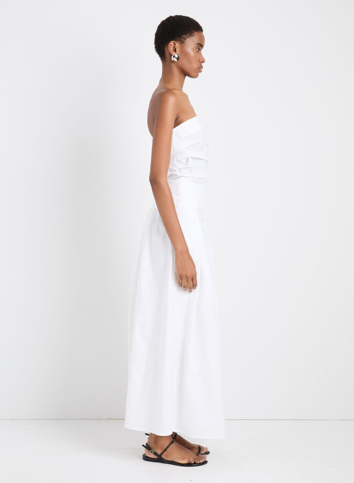 Maisy Strapless Top in Poplin