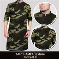 Men's Army Texture Kurta ATK-01