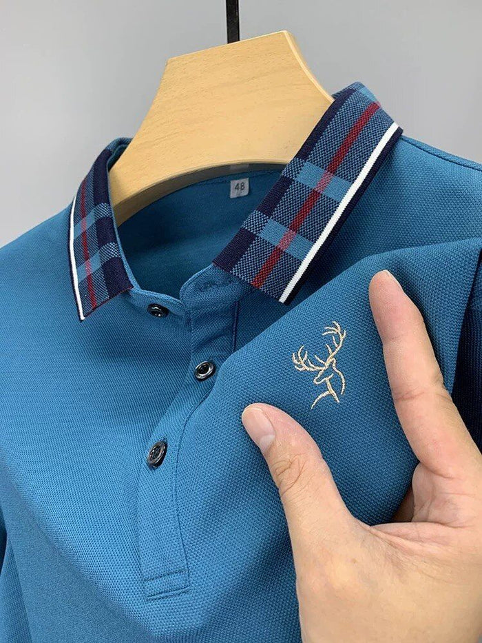 Close‑up breathable fabric texture men’s polo UAE MPT-705