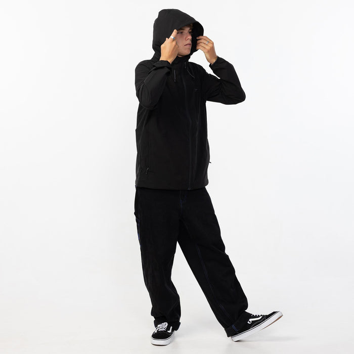 Men's TRVLR Windbreaker Stretch Jacket - Black