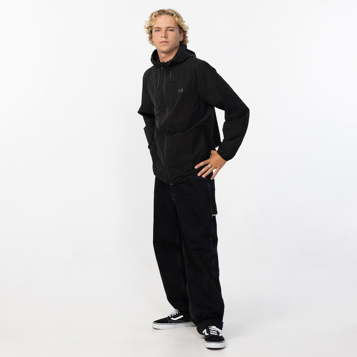 Men's TRVLR Windbreaker Stretch Jacket - Black