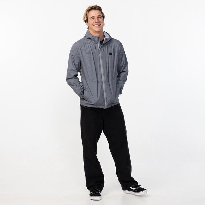 Men's TRVLR Windbreaker Stretch Jacket - Gargoyle