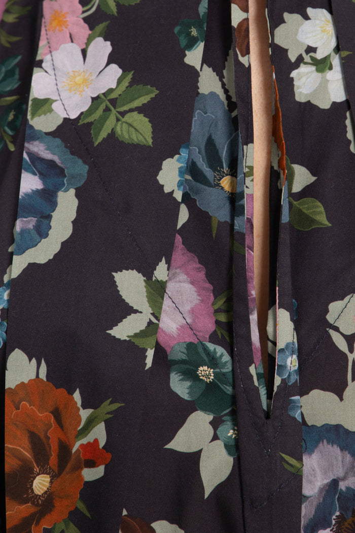 Mira Floral Pleat Dress