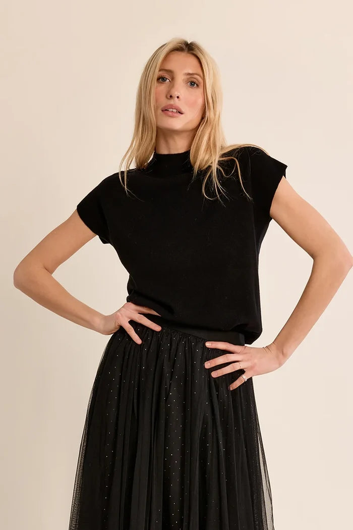 Molly Bracken Knit Short Sleeve Sweater