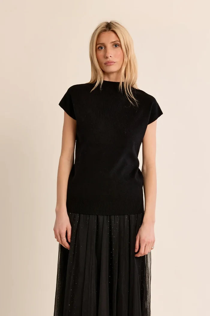 Molly Bracken Knit Short Sleeve Sweater