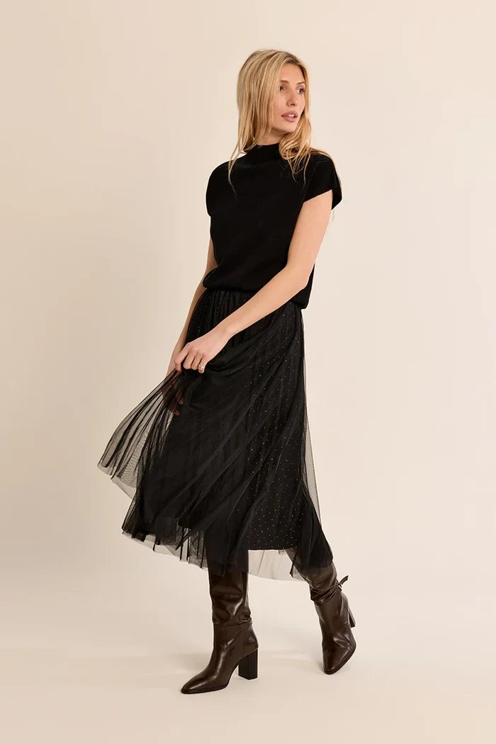 Molly Bracken Knit Short Sleeve Sweater