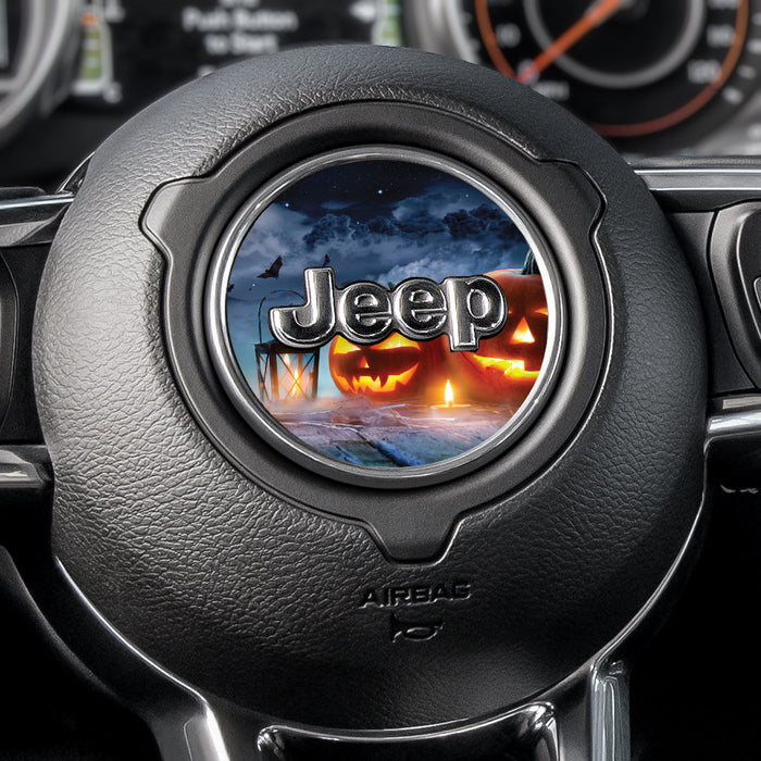Moon Rising Steering Wheel Decal