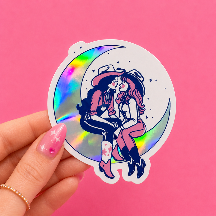Moonstruck Cowgirls Sticker