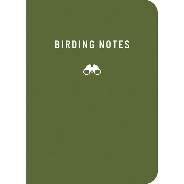 Mountaineer Books Birding Notes: Green notebook for birdwatching, field journaling, nature notes. Ideal birder gift.