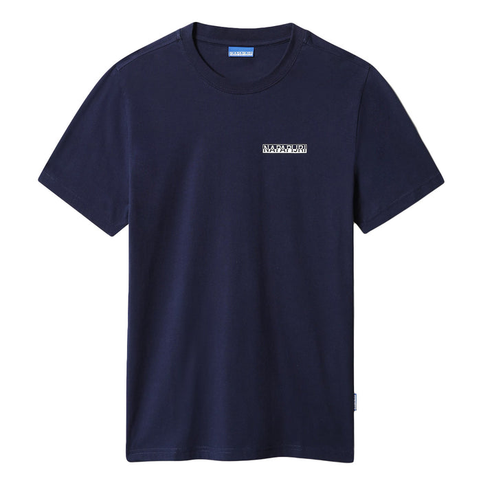 Napapijri - S-Surf Logo T-Shirt in Medieval Blue - Nigel Clare