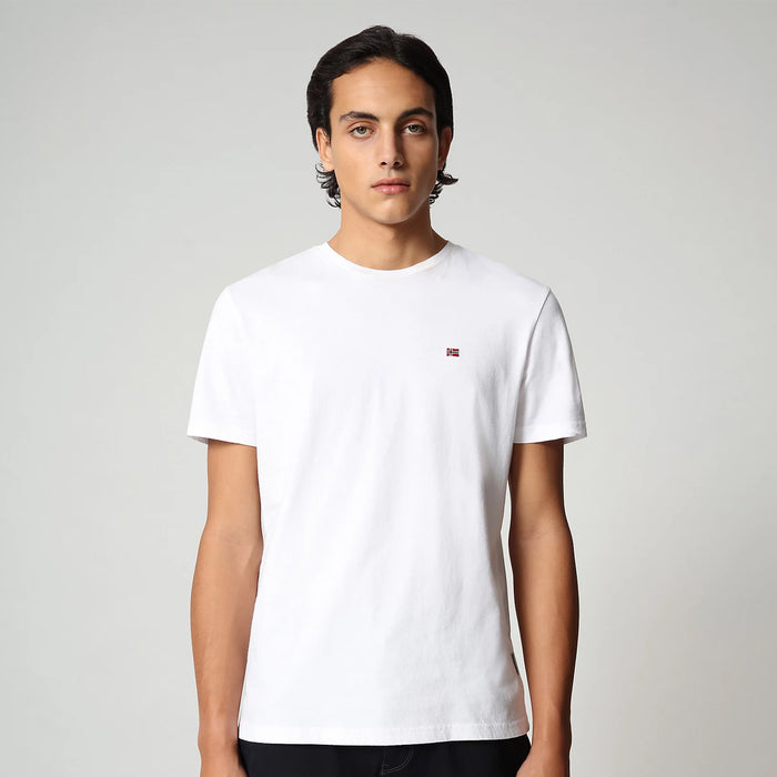 Napapijri - Salis T-Shirt in White - Nigel Clare