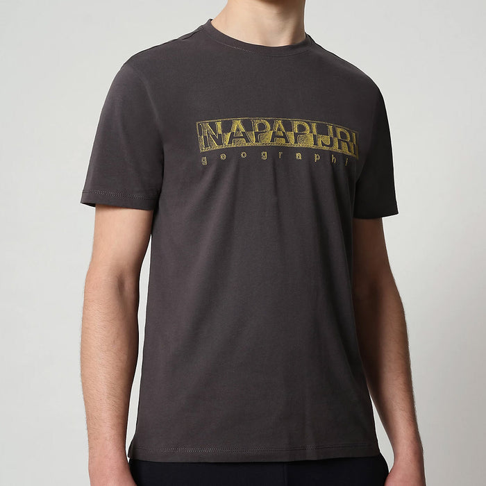 Napapijri - Sallar T-Shirt in Dark Grey - Nigel Clare