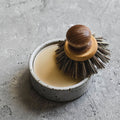 Natural Solid Dish Soap and Ceramic Dish