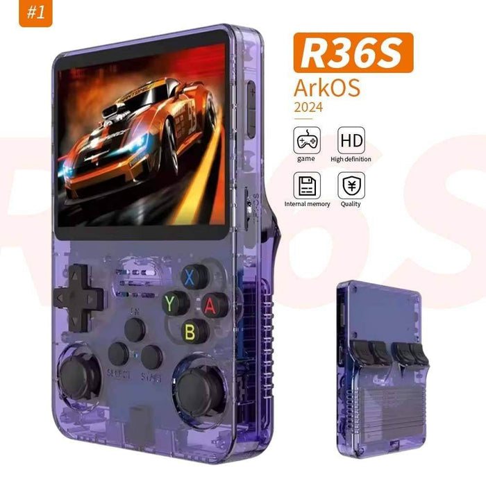 NAUXIU R36S Retro Portable Game Console with 128GB Built-in 20,000 Classic Games, 3.5 Inch - Dubai Offers Today