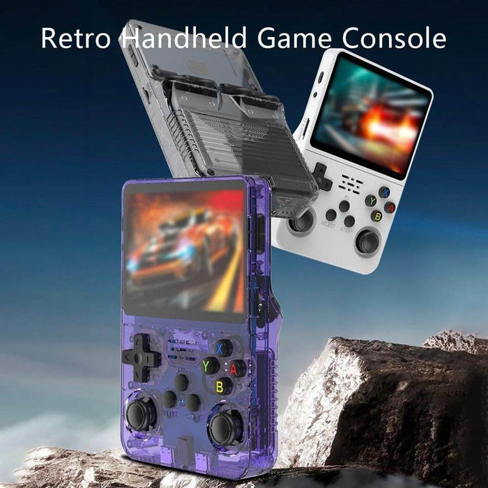 NAUXIU R36S Retro Portable Game Console with 128GB Built-in 20,000 Classic Games, 3.5 Inch - Dubai Offers Today