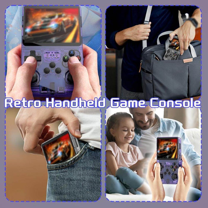 NAUXIU R36S Retro Portable Game Console with 128GB Built-in 20,000 Classic Games, 3.5 Inch - Dubai Offers Today