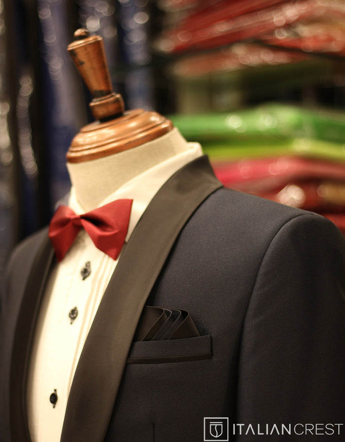 Navy Blue 2-Piece Tuxedo Suit