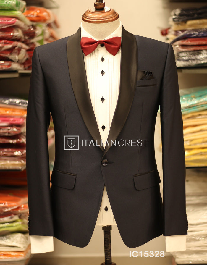 Navy Blue 2-Piece Tuxedo Suit
