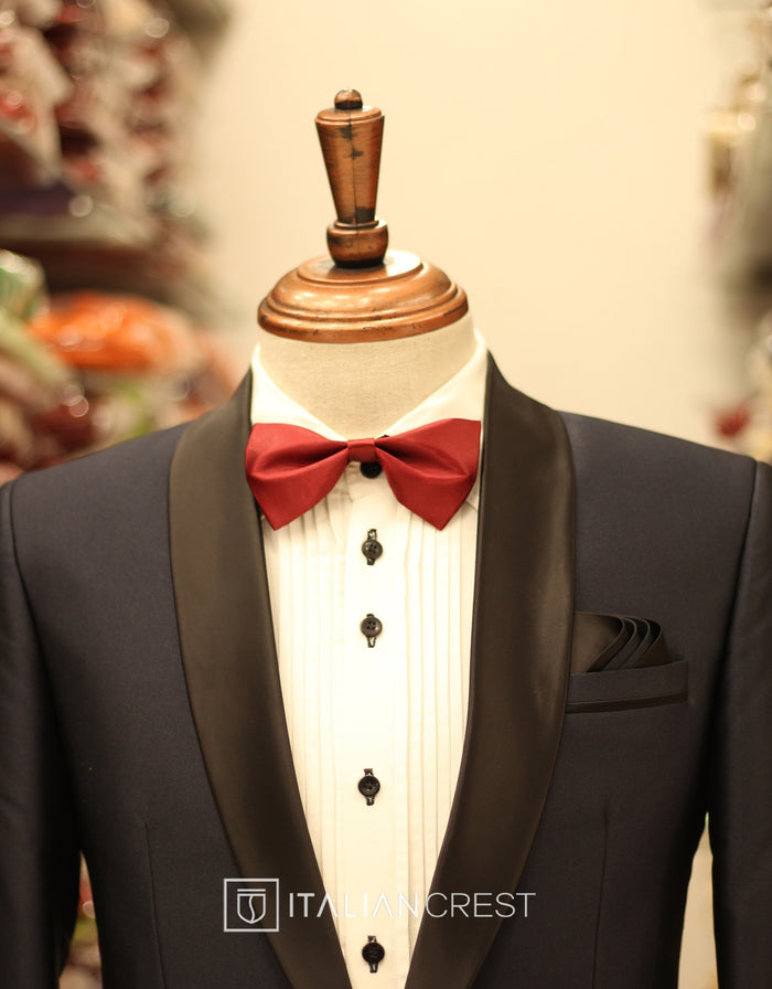Navy Blue 2-Piece Tuxedo Suit