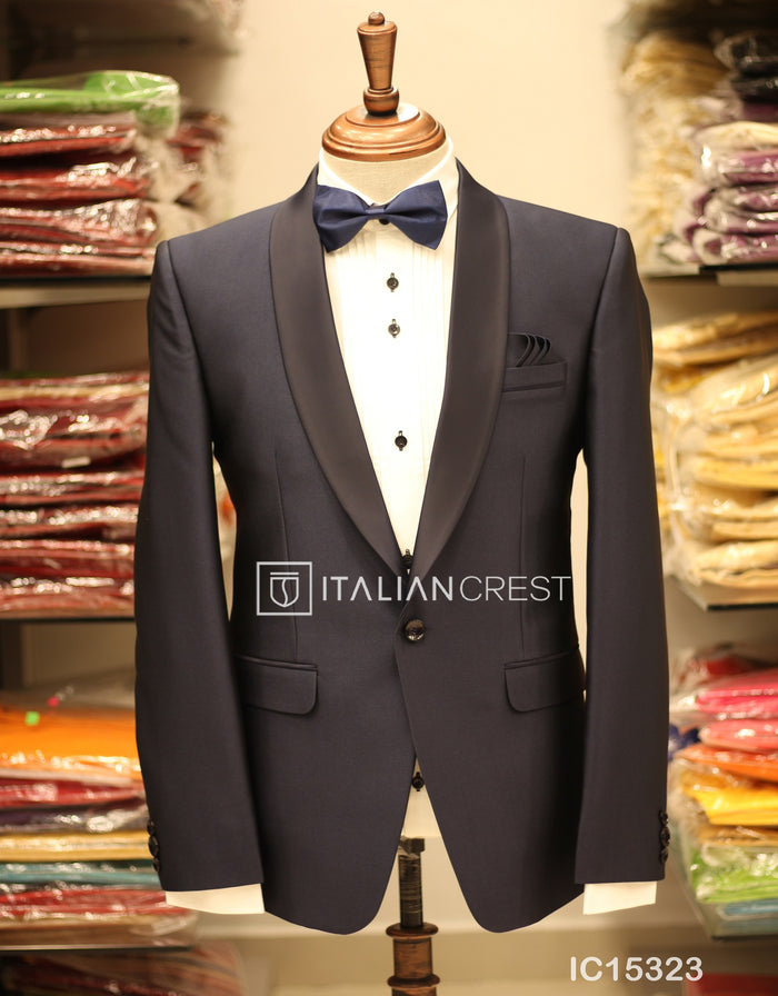 Navy Blue 2-Piece Tuxedo Suit