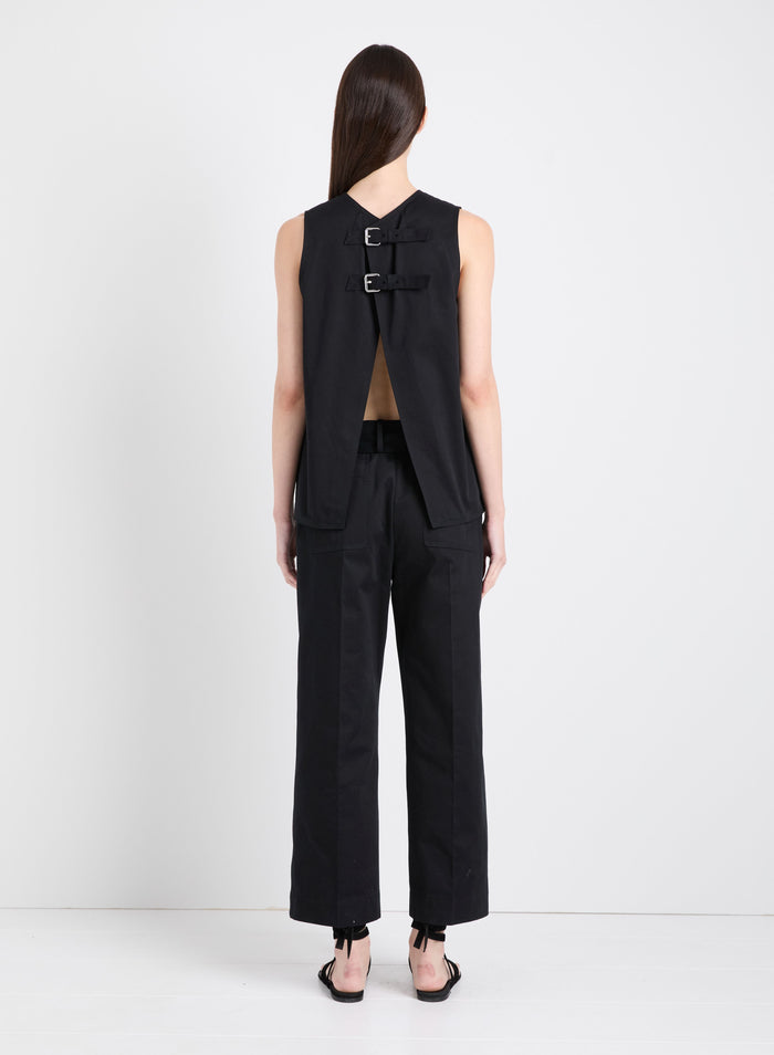 Nerina Top in Cotton Drill