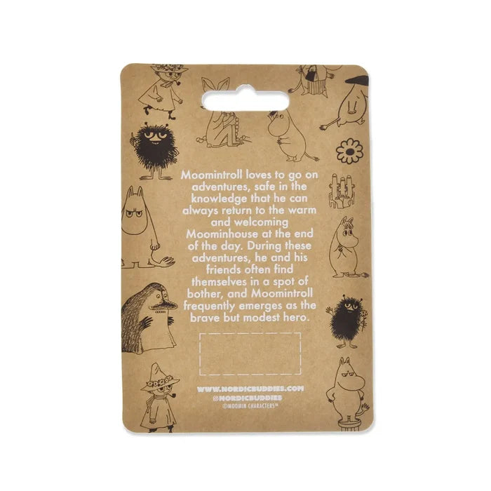 Nordicbuddies Moomintroll Adventure Magnets—official Moomin character, Nordic-inspired collectible home fridge decor.