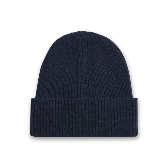 Norse Projects - Cashmere Rib Beanie in Dark Navy - Nigel Clare
