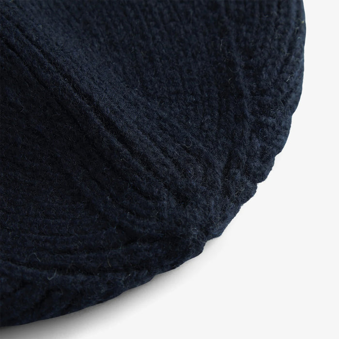 Norse Projects - Cashmere Rib Beanie in Dark Navy - Nigel Clare