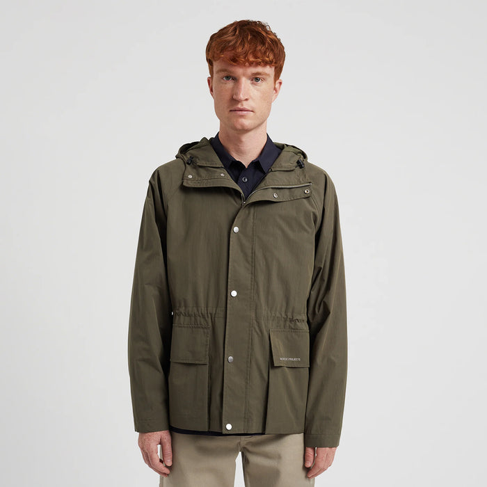 Norse Projects - Herluf Tech Poplin Jacket in Ivy Green - Nigel Clare