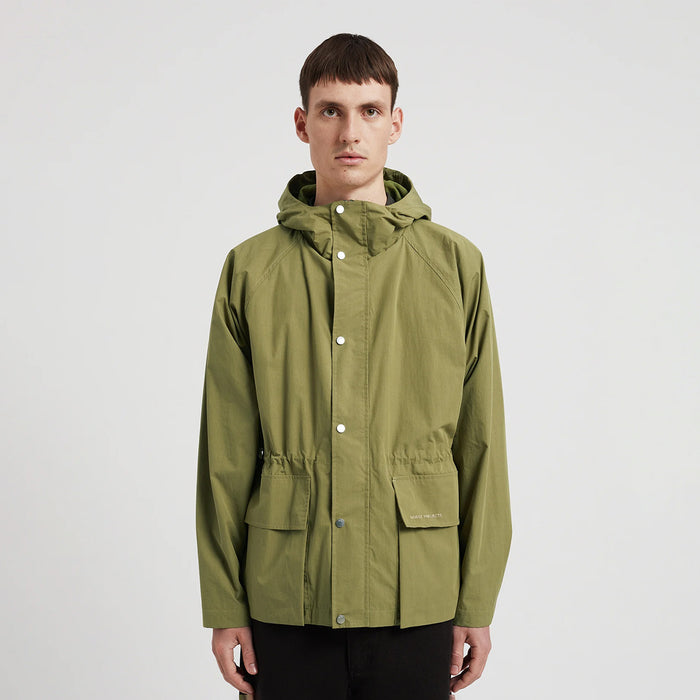 Norse Projects - Herluf Tech Poplin Jacket in Moss Green - Nigel Clare