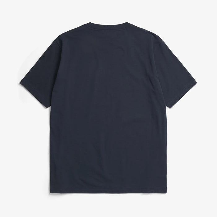 Norse Projects - Johannes Logo Print  T-Shirt in Navy - Nigel Clare