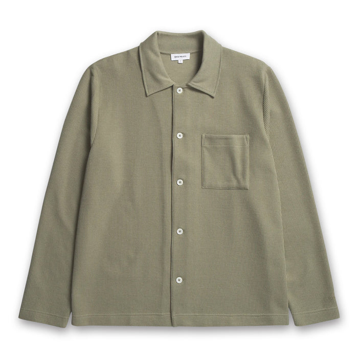 Norse Projects - Jorn Double Face Overshirt in Clay - Nigel Clare