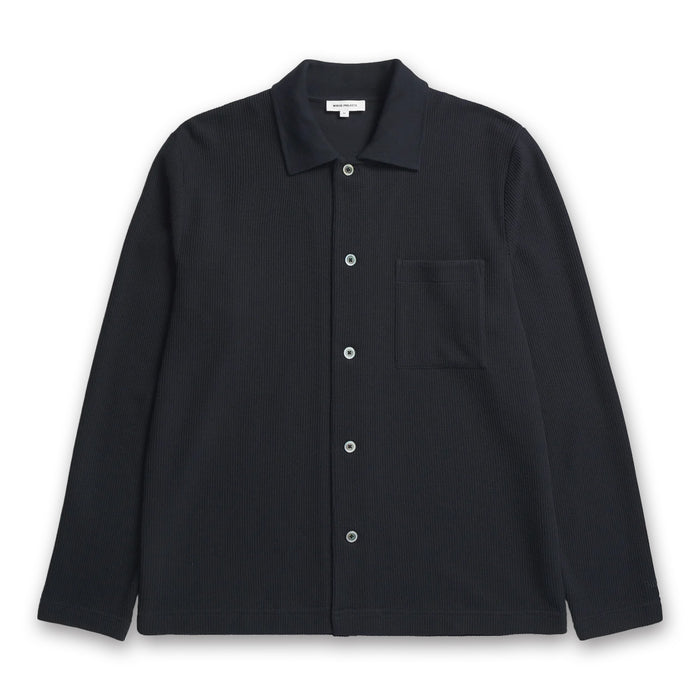 Norse Projects - Jorn Double Face Overshirt in Navy - Nigel Clare