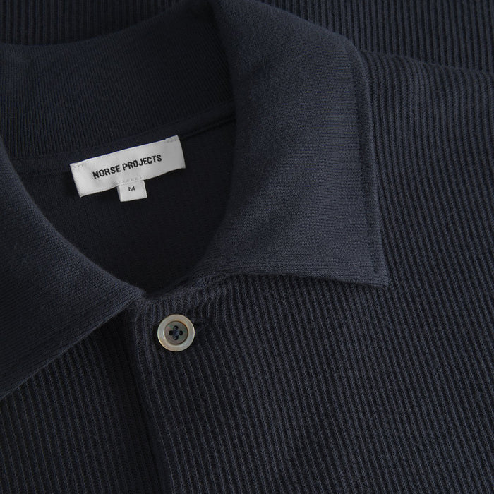 Norse Projects - Jorn Double Face Overshirt in Navy - Nigel Clare