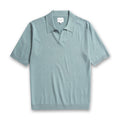 Norse Projects - Leif Cotton Linen Polo in Greyish Blue - Nigel Clare