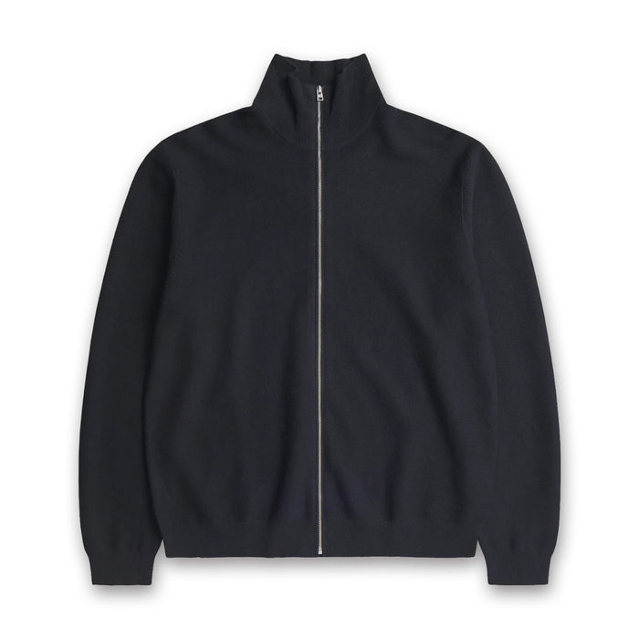 Norse Projects - Links Cotton Linen Zip Jacket in Navy - Nigel Clare