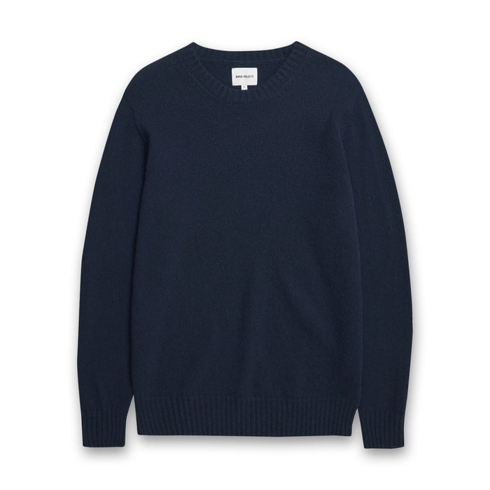 Norse Projects - Sigfred Cashmere Sweater in Dark Navy - Nigel Clare